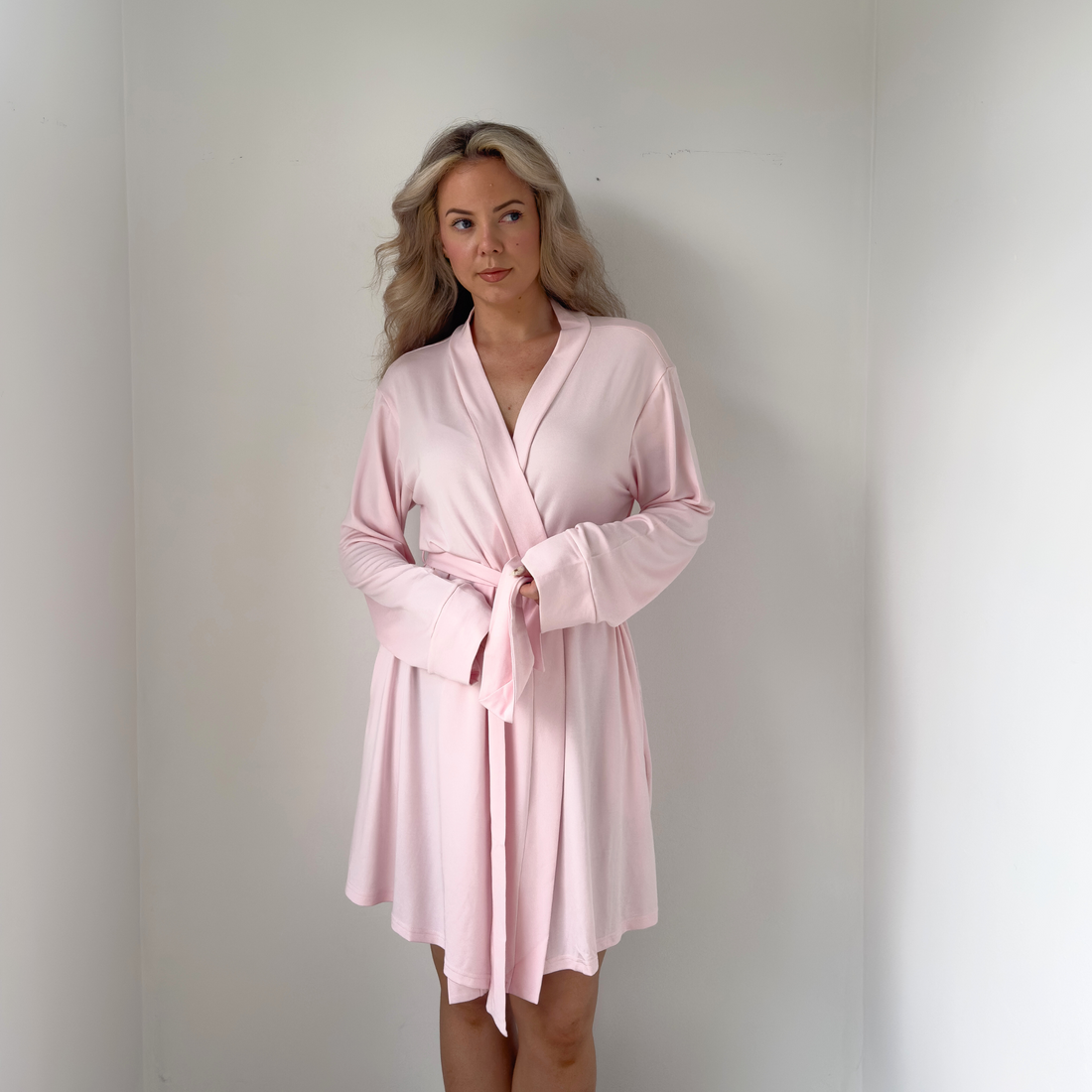 Slow Morning Lounge Robe - Soft Pink