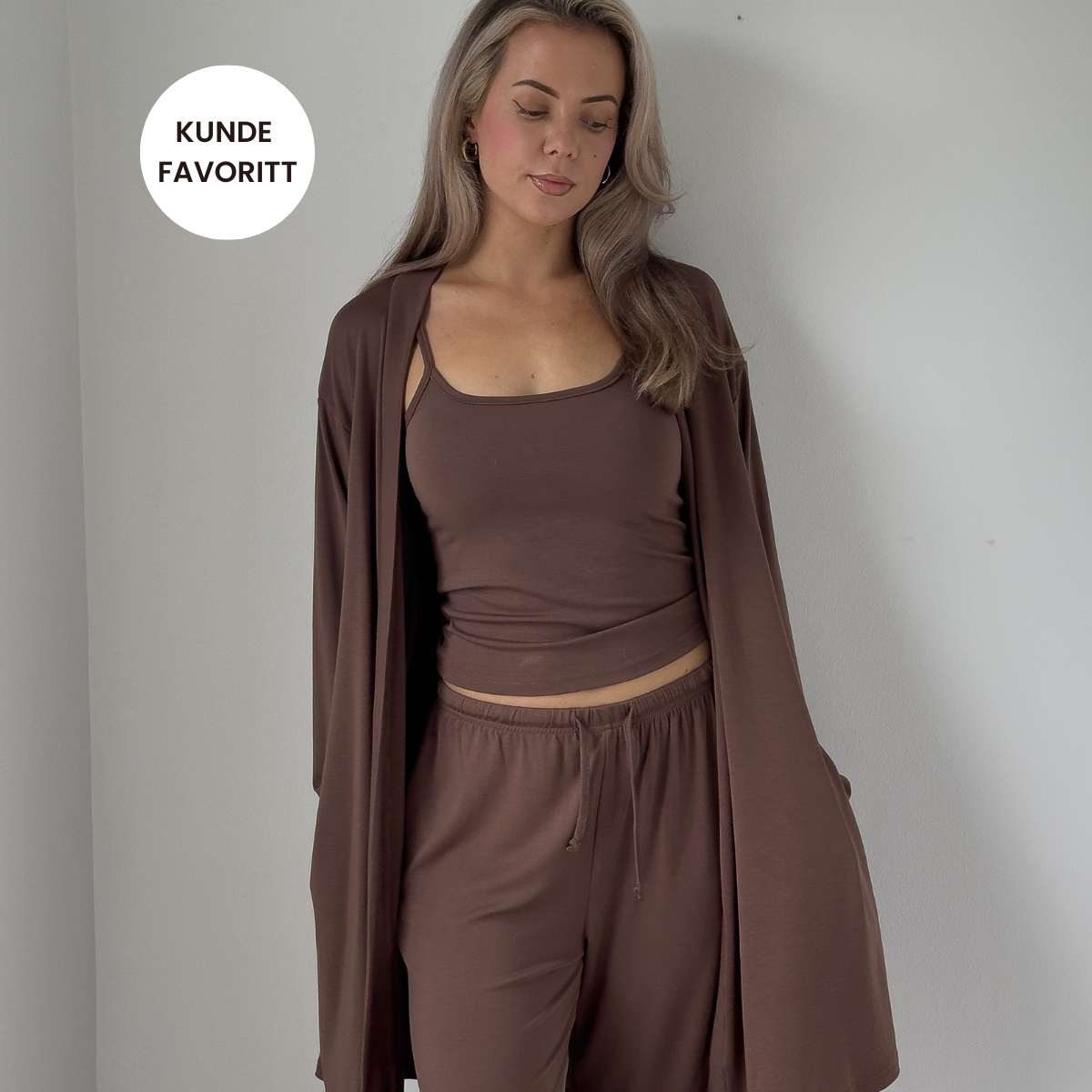 Slow Morning Lounge Robe - Mocha
