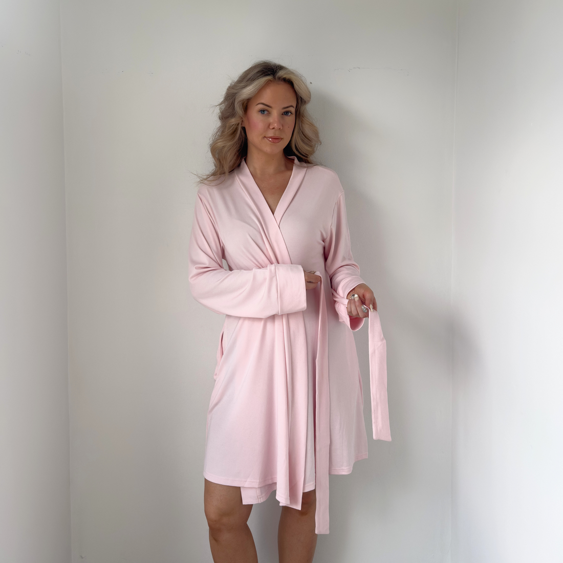 Slow Morning Lounge Robe - Soft Pink