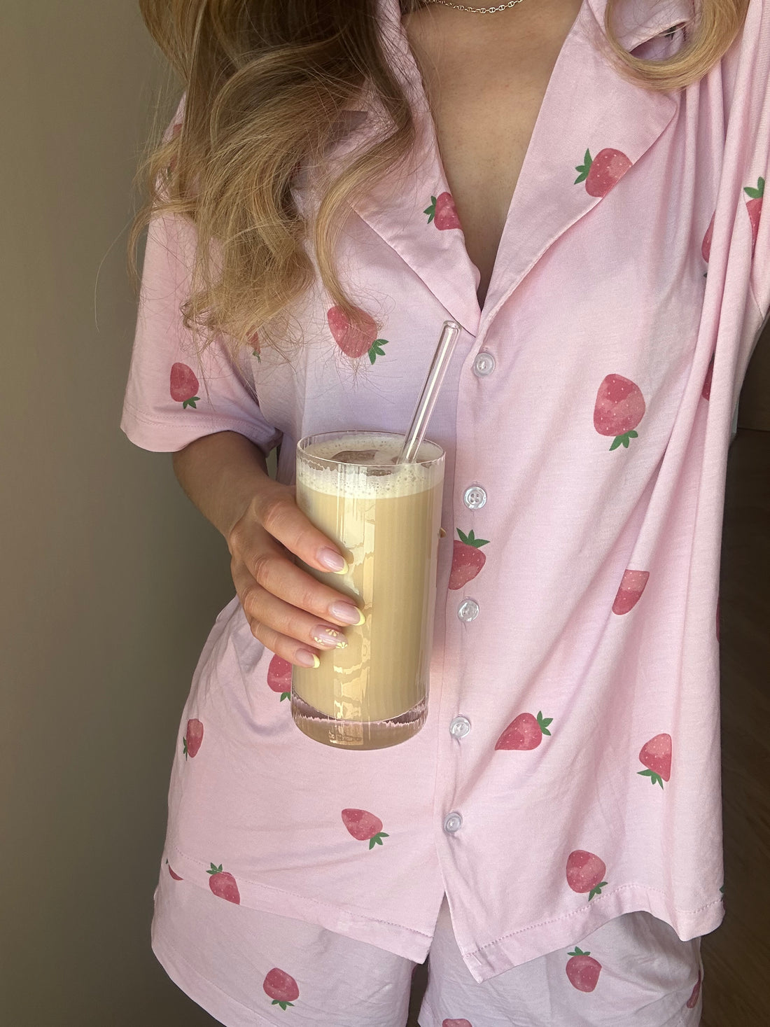 Strawberry Soft Shorts - Pink