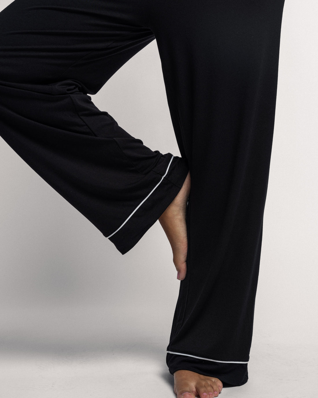 Lounge pyjamas pants - black