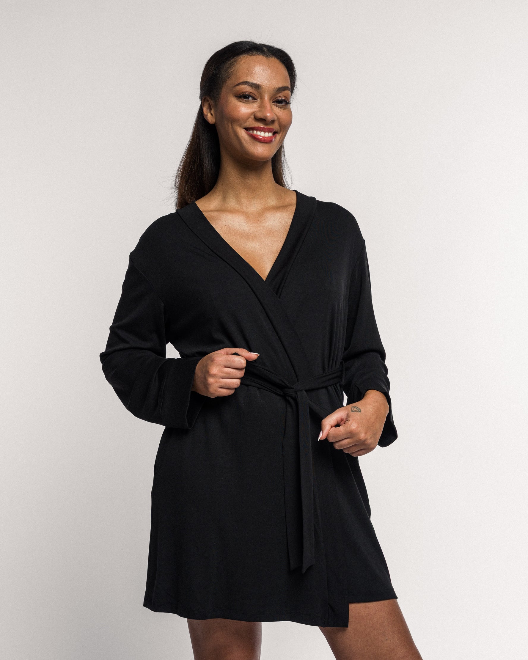 Soft Robe - Black