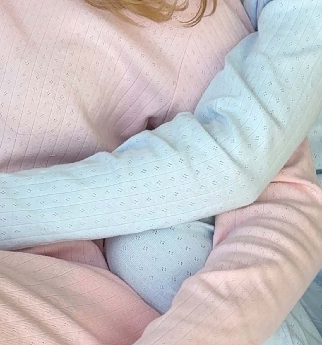 Pillowtalk pointelle pyjamas bukse - sky blue