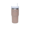 Small tumbler with straw- beige